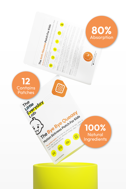 The Everyday Lab Bye Bye Queasy Patch for Kids, medicine-free