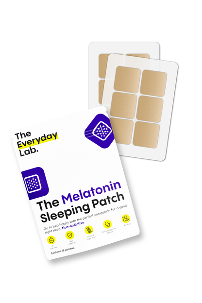 Non-addictive melatonin sleeping patch, no morning grogginess