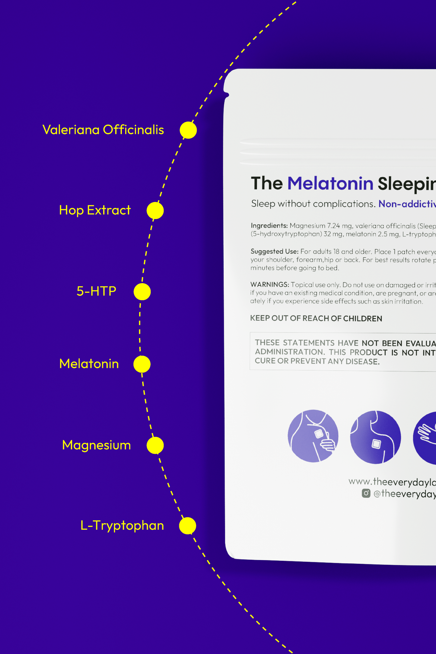 Recharge Sleeping Patch with 5-HTP for better rest