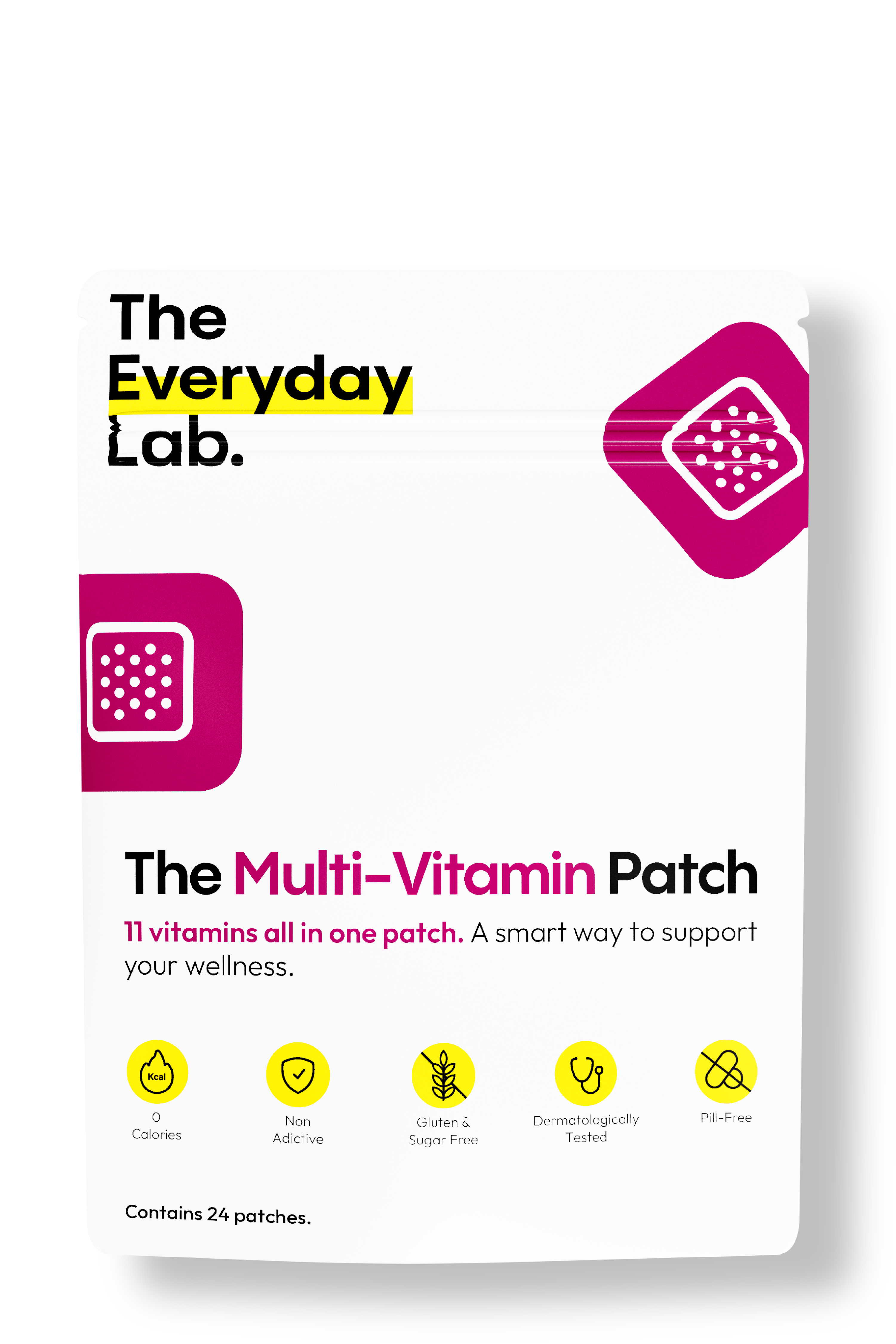 The Everyday Lab Multi-Vitamin Patch with 11 vitamins in one patch