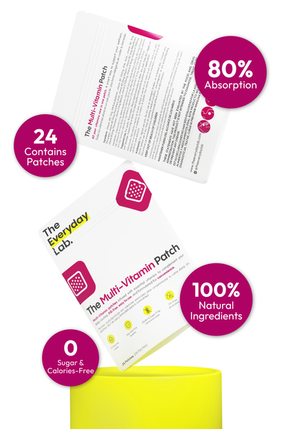 Multi-Vitamin Patch with B-complex, vitamin C and vitamin D