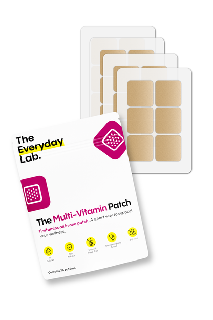 Transdermal multivitamin patch, no pills to swallow