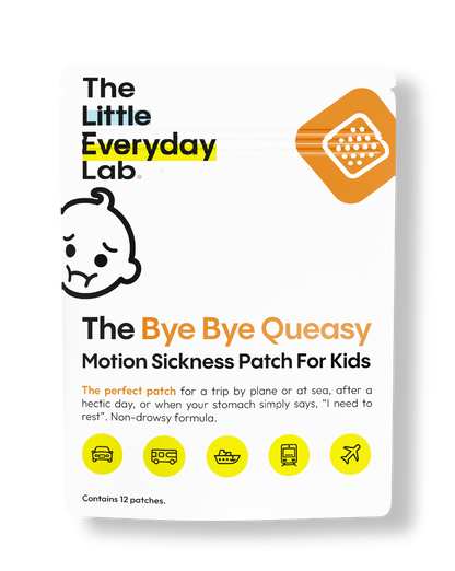 The Everyday Lab Bye Bye Queasy Patch for Kids for motion sickness relief