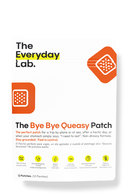 The Everyday Lab Bye Bye Queasy Patch with ginger and vitamin B6