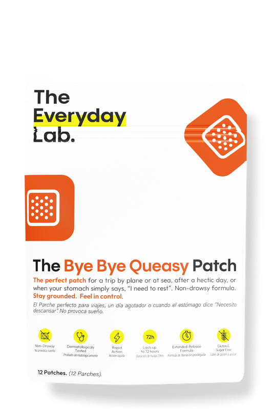 The Everyday Lab Bye Bye Queasy Patch with ginger and vitamin B6