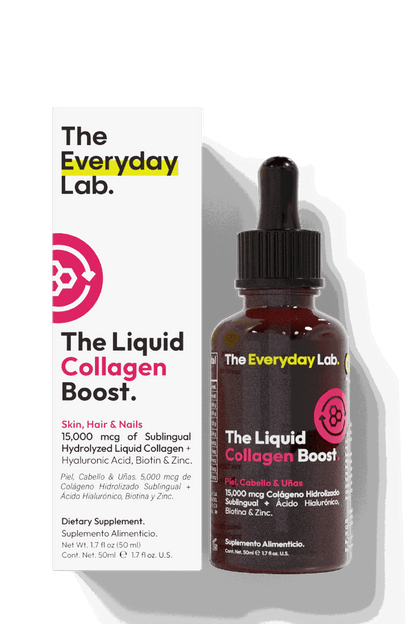 The Everyday Lab Liquid Collagen Boost sublingual collagen drops with biotin